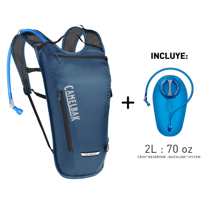 2404401000-P MOCHILA CLASSIC LIGHT 2Lt NEGRO/AZUL GIBRALTAR MARCA CAMELBAK