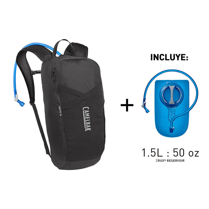 2530003000-P MOCHILA DE HIDRATACION ARETE 14 50oz NEGRO/REFLEJANTE MARCA CAMELBAK